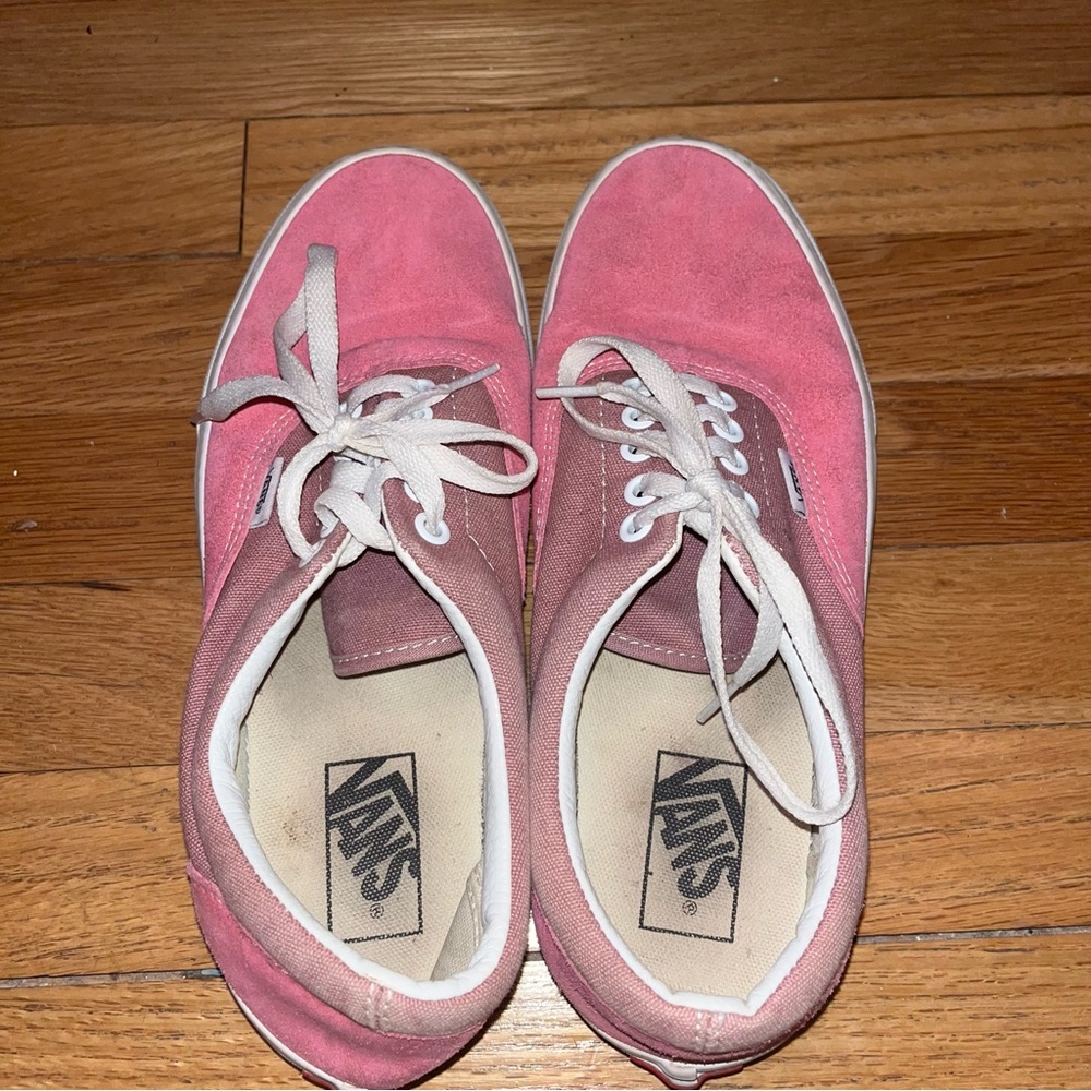 Vans Pink Canvas Sneakers